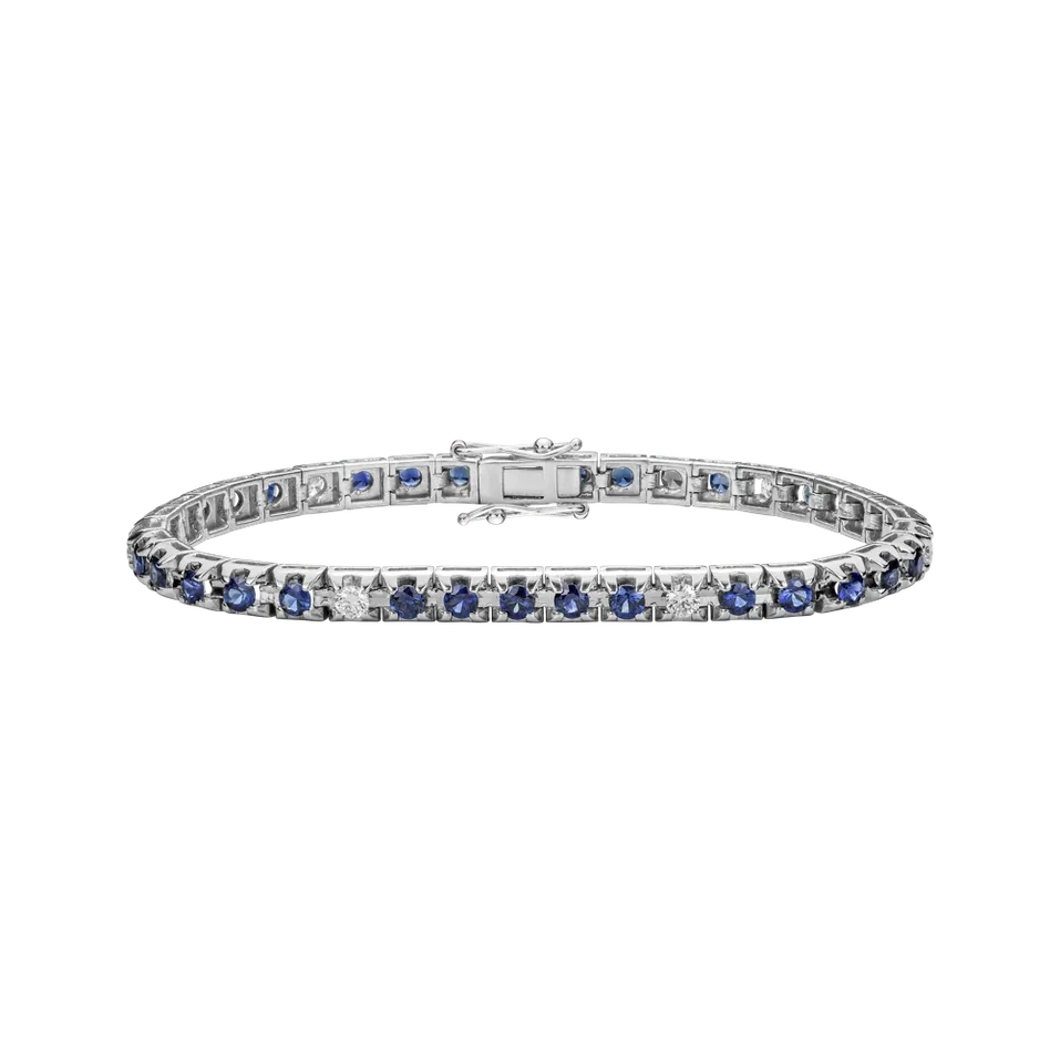 Diamond bracelet with Sapphire Ralana