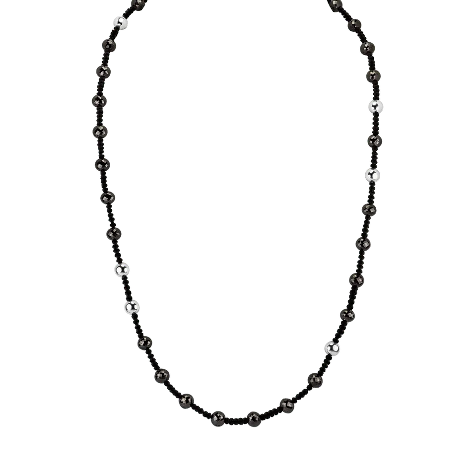 Necklace with black diamonds Dark Elegance