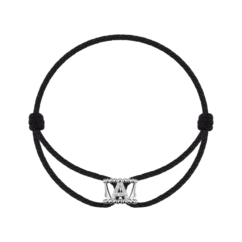 Bracelet with diamonds Magnificent Letter