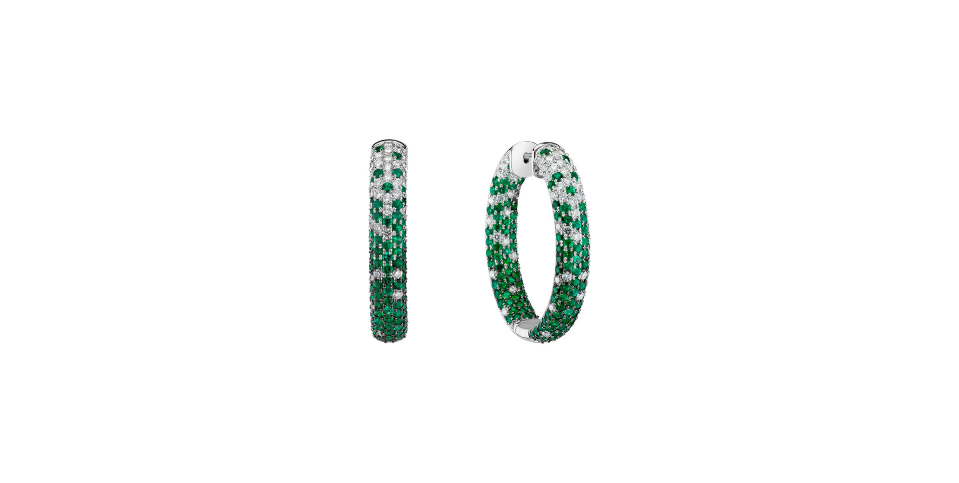 Diamond earrings and Emerald Everything you Want
