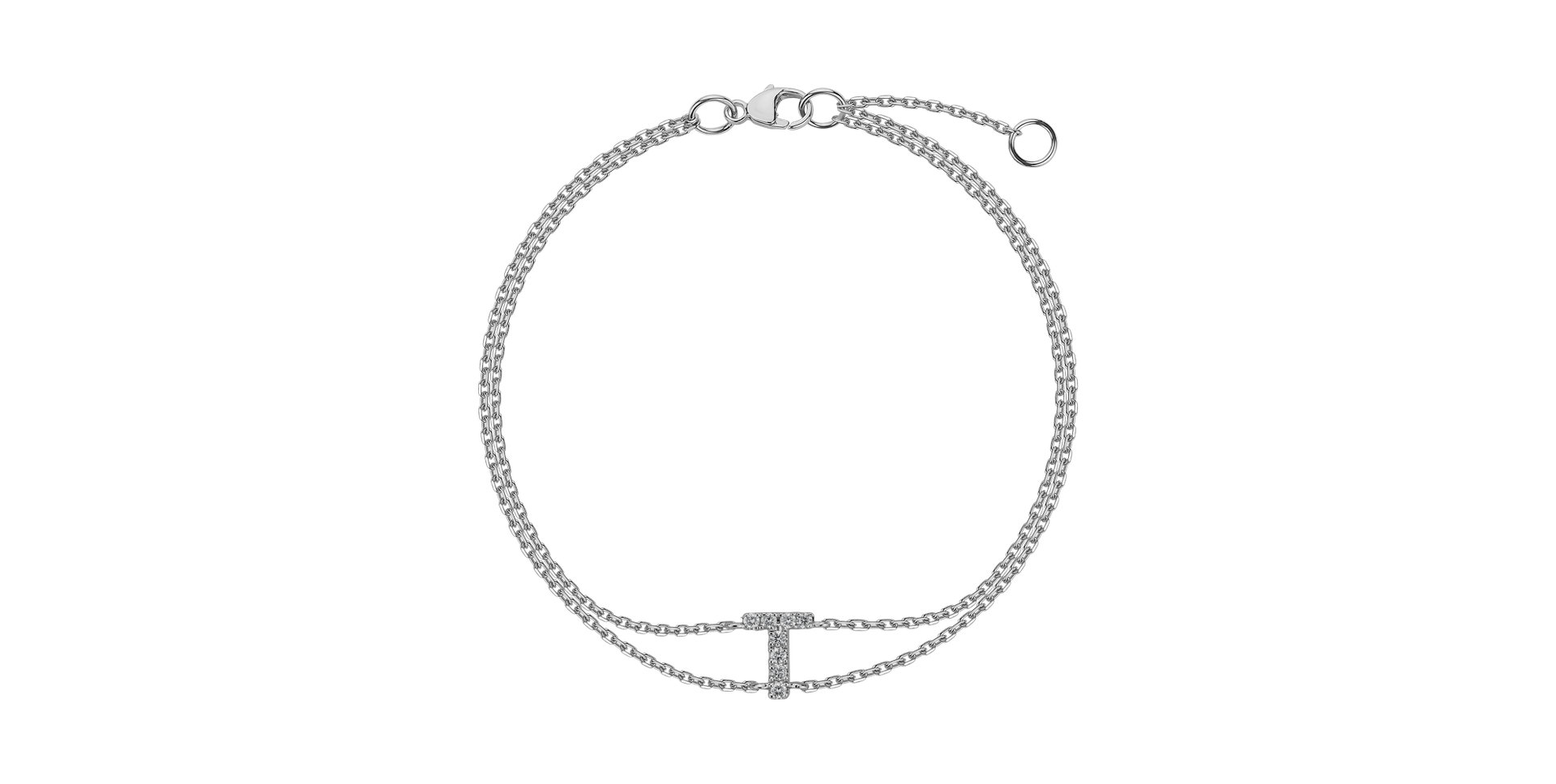 Bracelet with diamonds Alphabet Constellations