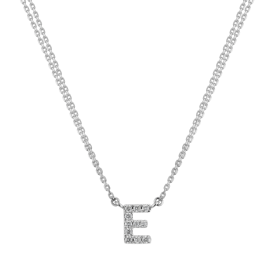 Diamond necklace Shiny Alphabet