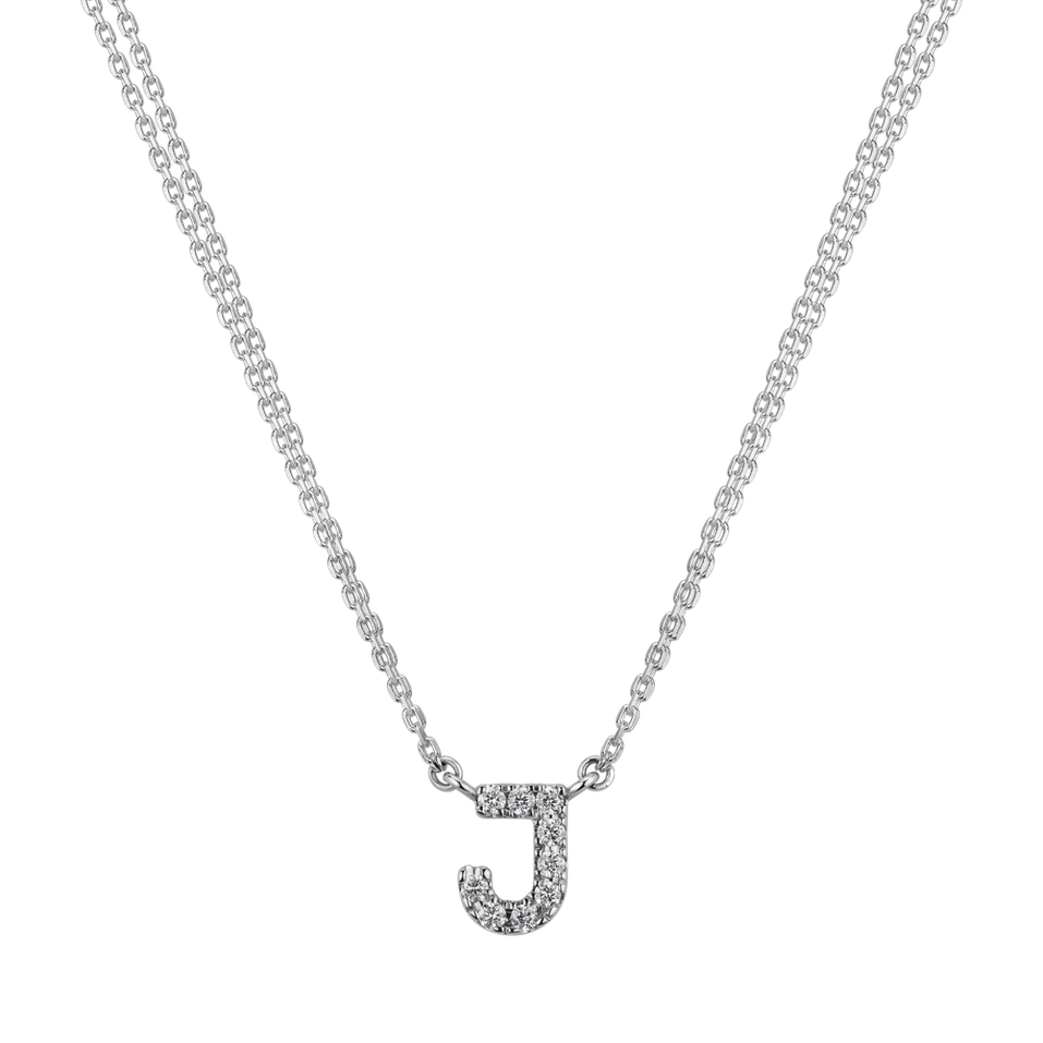 Diamond necklace Shiny Alphabet