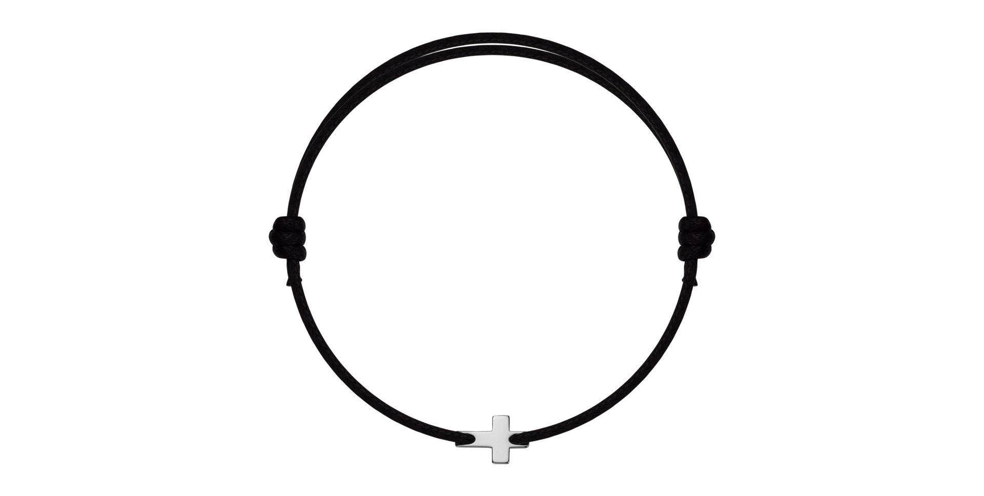 Bracelet with cord Faith Cross