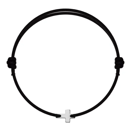 Bracelet with cord Faith Cross