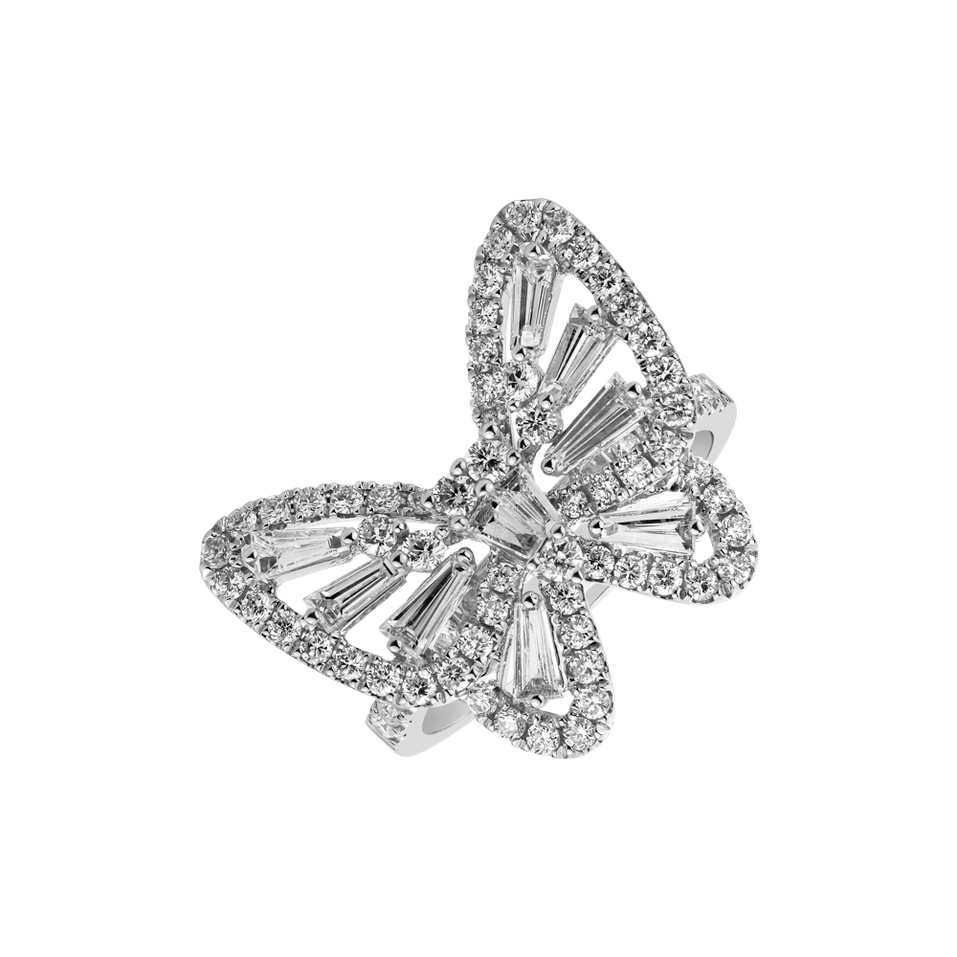 Diamond ring Butterflie Dawn