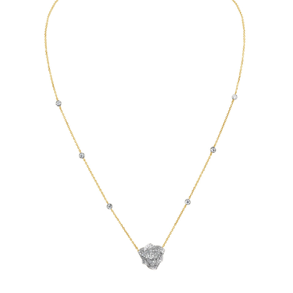 Diamond necklace Infinity Rose