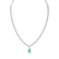 Diamond necklace with Paraiba Baithin2