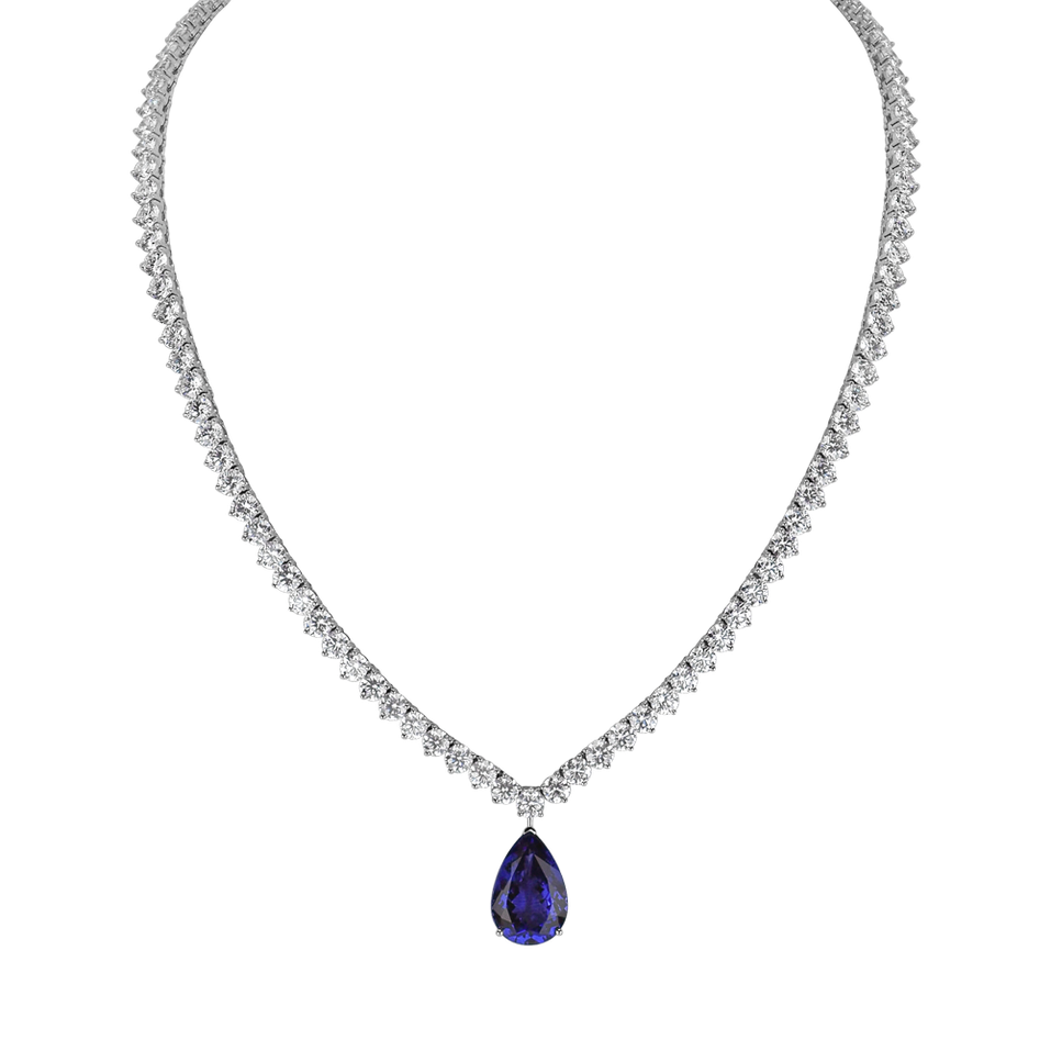 Diamond necklace with Tanzanite Duskborn Age