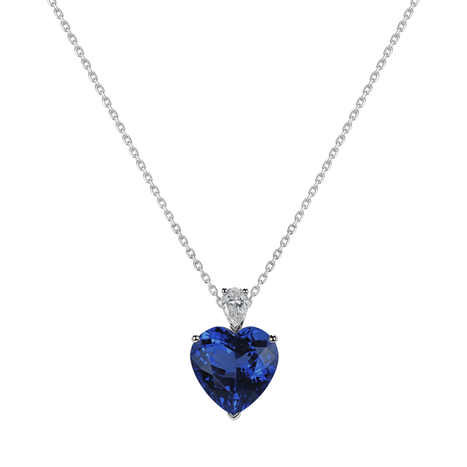 Diamond necklace with Tanzanite Euphoric Passion
