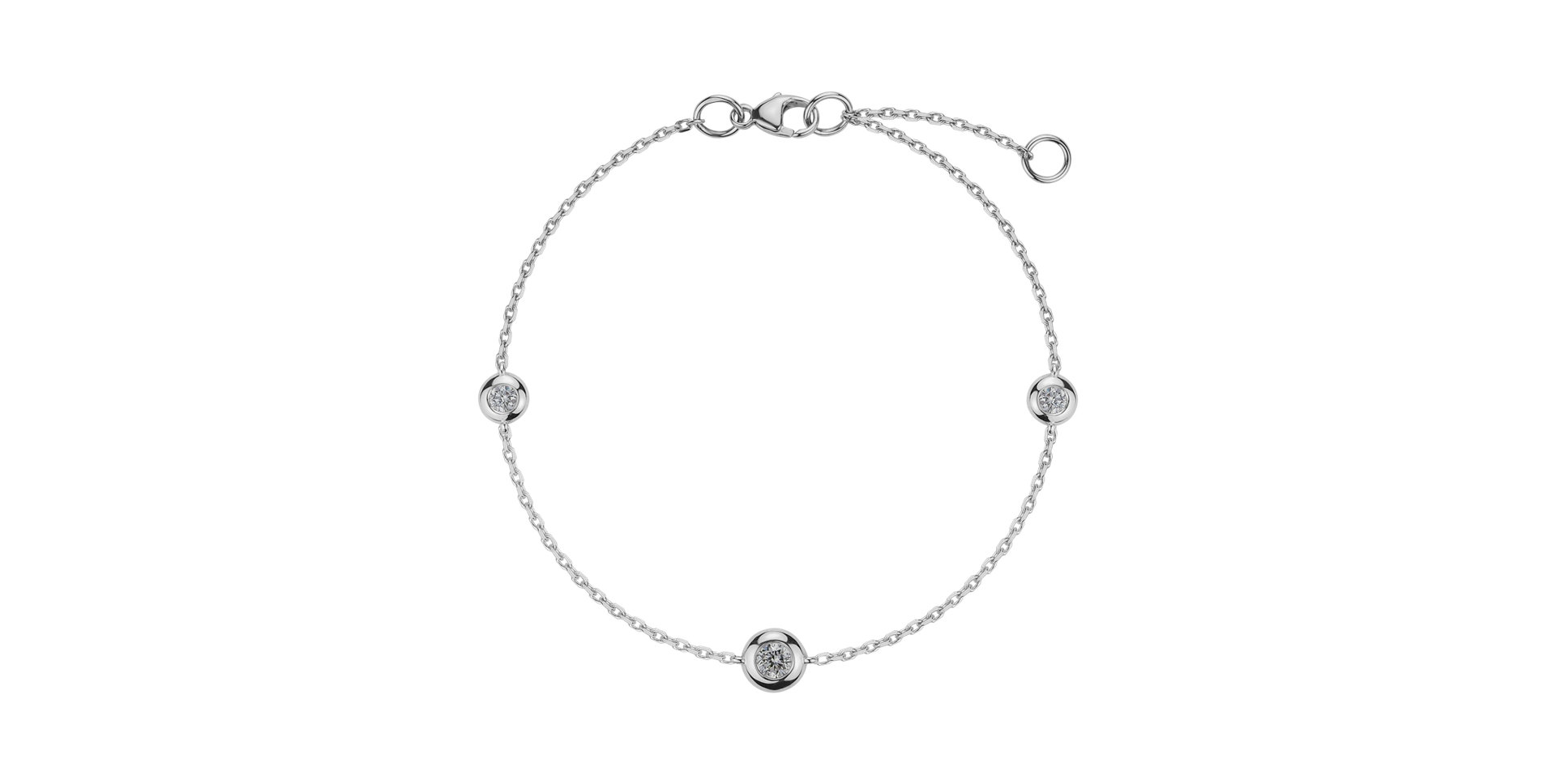 Diamond bracelet Faith Dots