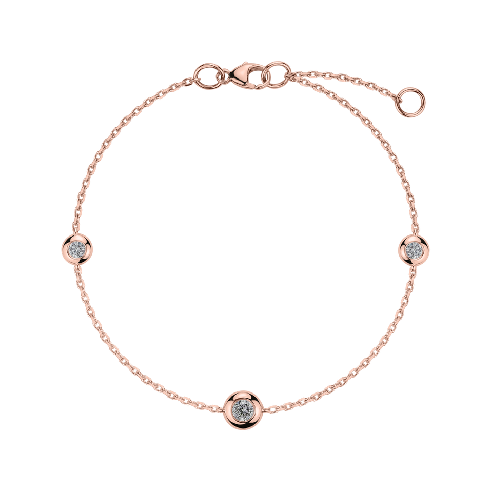 Diamond bracelet Faith Dots