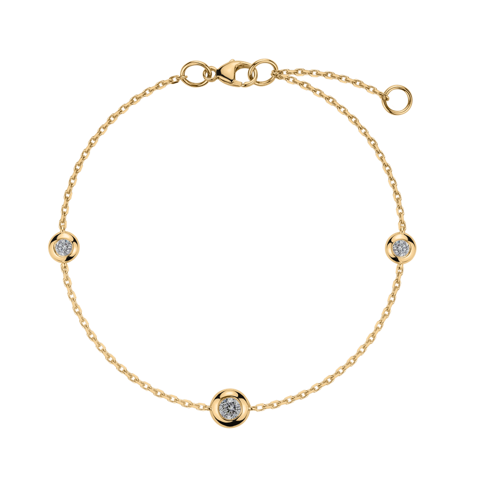 Diamond bracelet Faith Dots