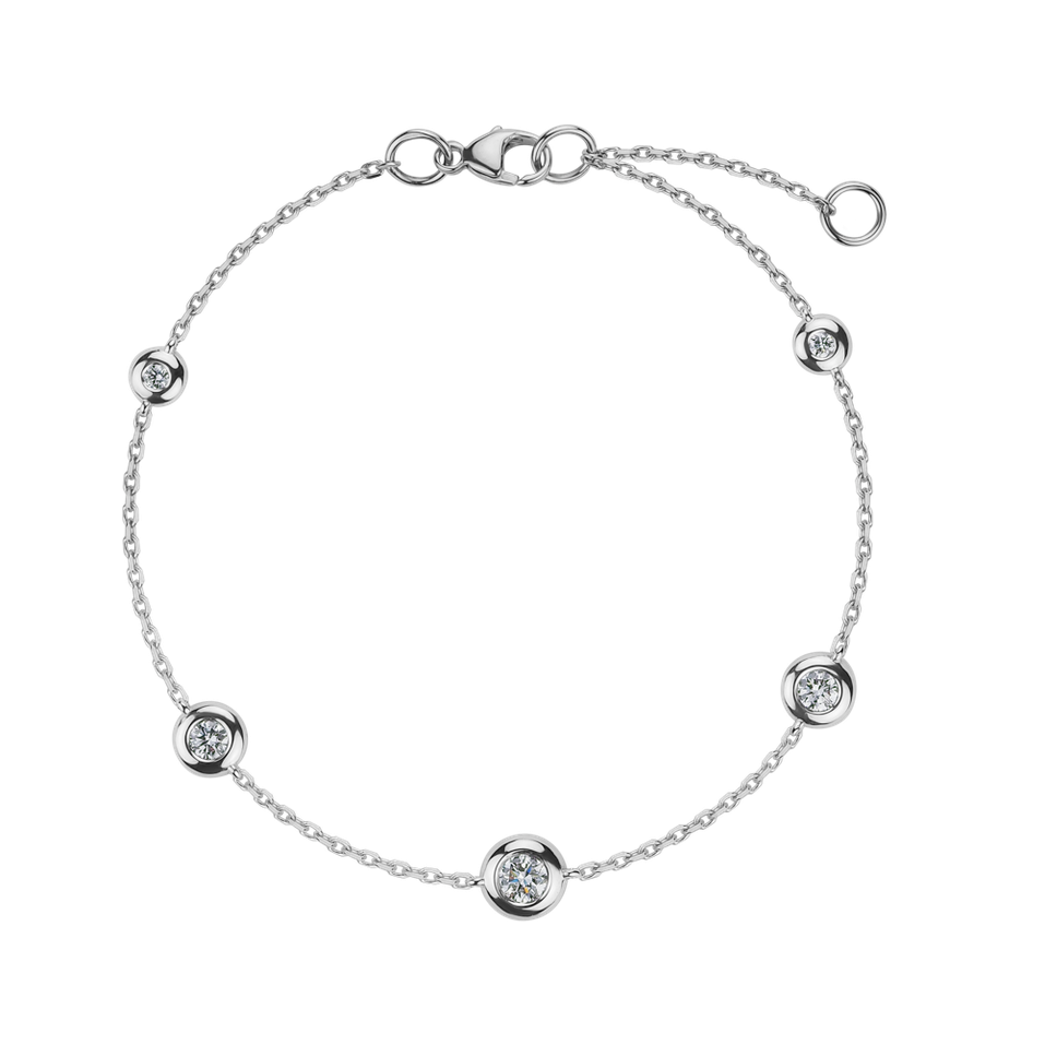 Diamond bracelet Faith Dots