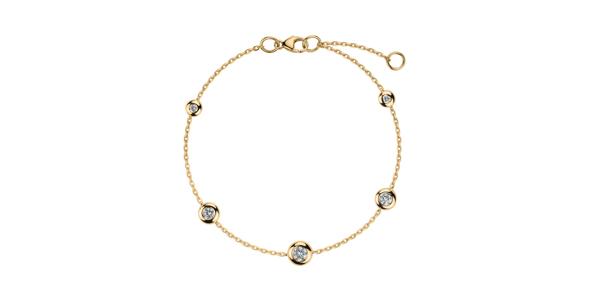 Diamond bracelet Faith Dots