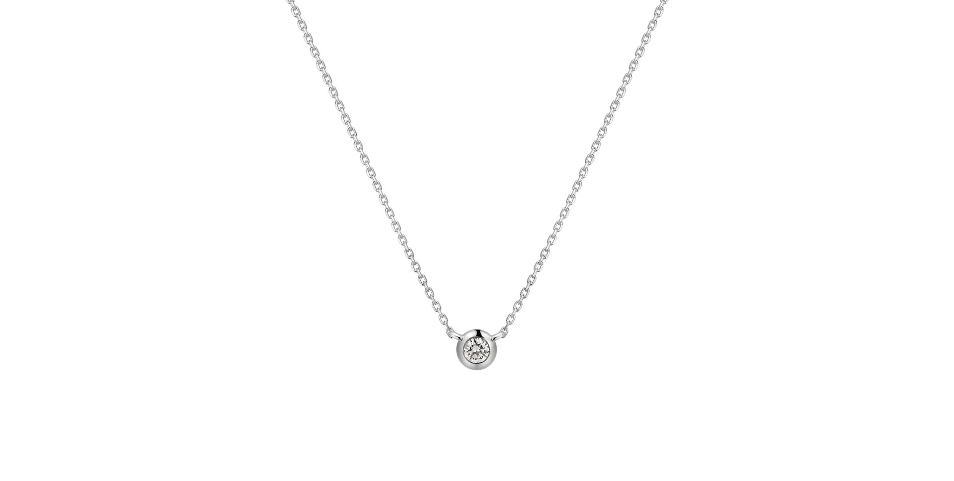 Diamond necklace Sparkling Drop