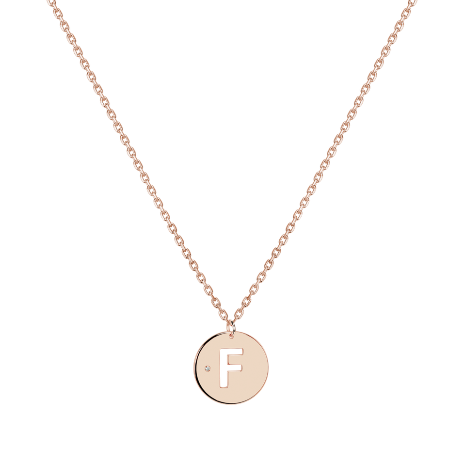 Diamond necklace Cut Coins F