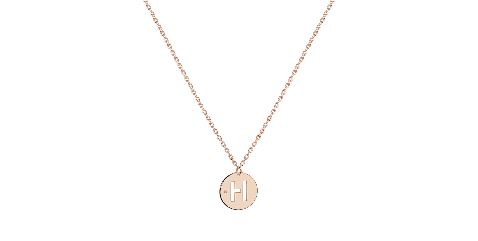Diamond necklace Cut Coins H