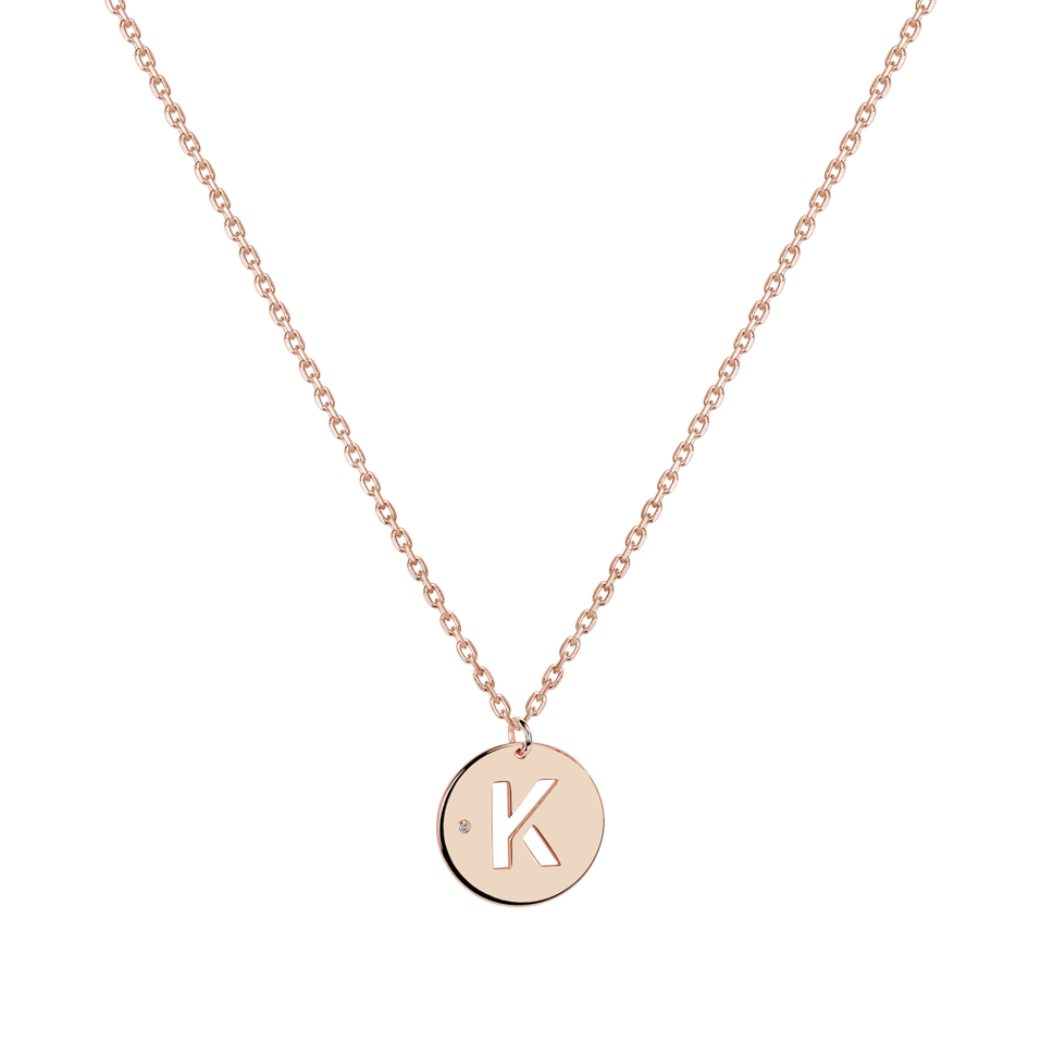 Diamond necklace Cut Coins K