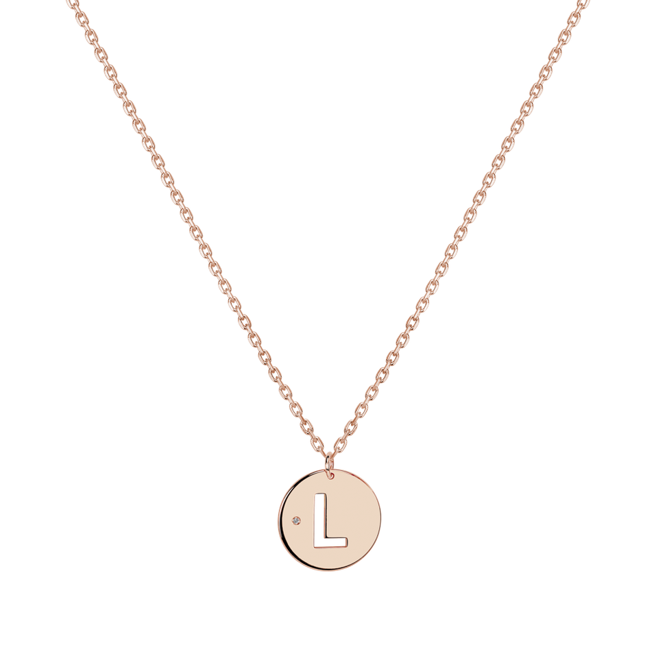 Diamond necklace Cut Coins L