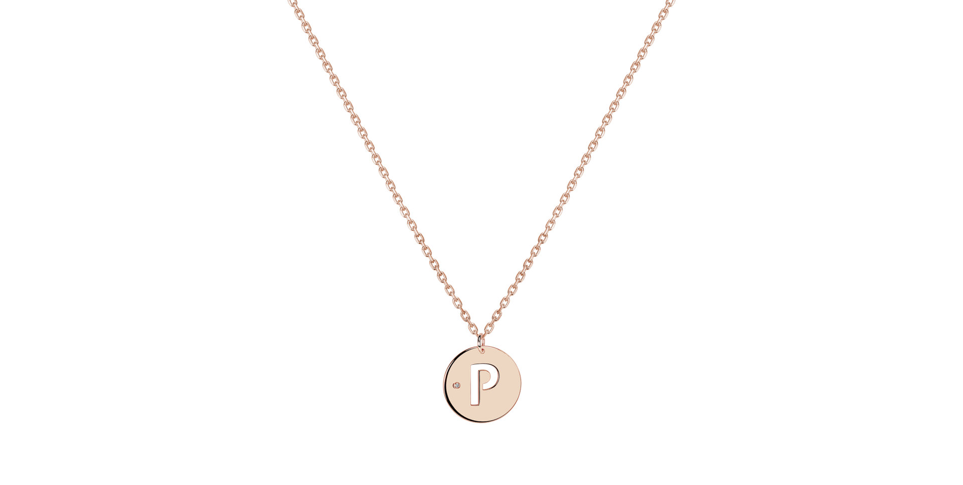 Diamond necklace Cut Coins P