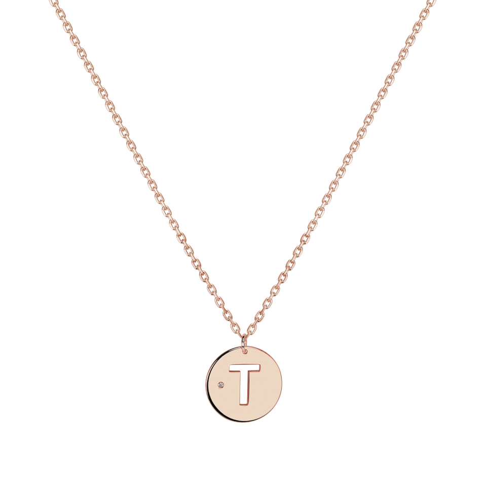 Diamond necklace Cut Coins T