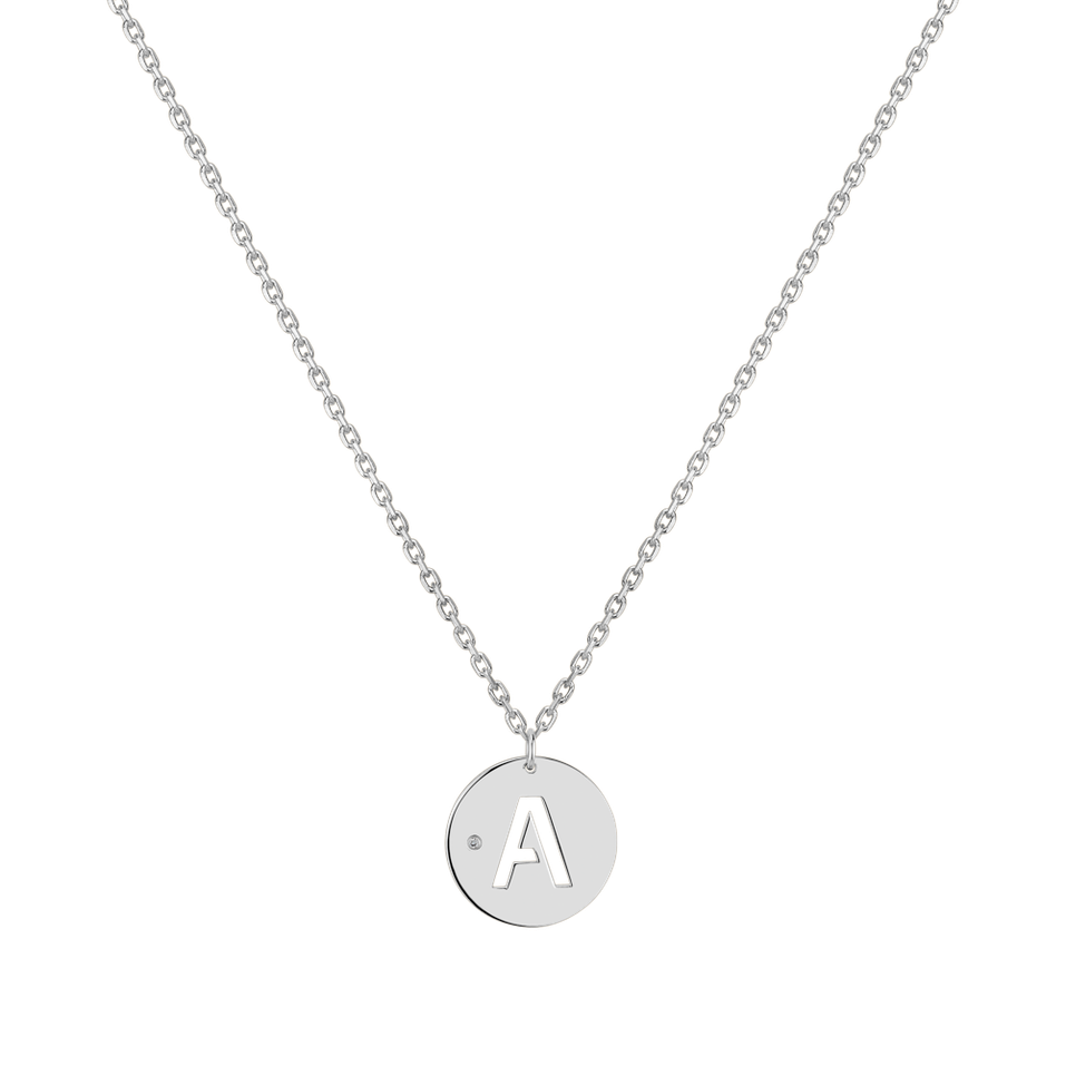 Diamond necklace Cut Coins A