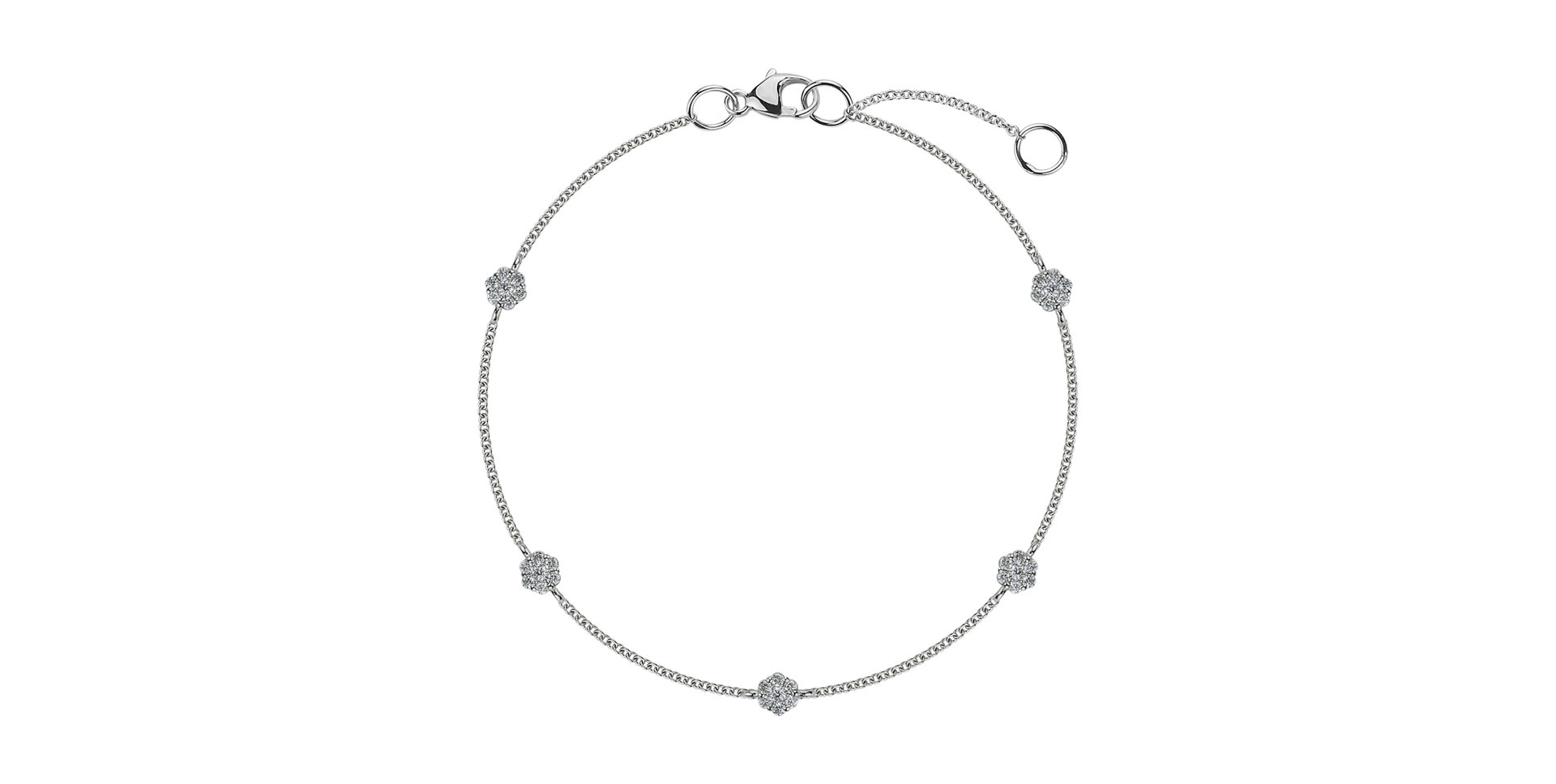 Bracelet with diamonds Evening Sky