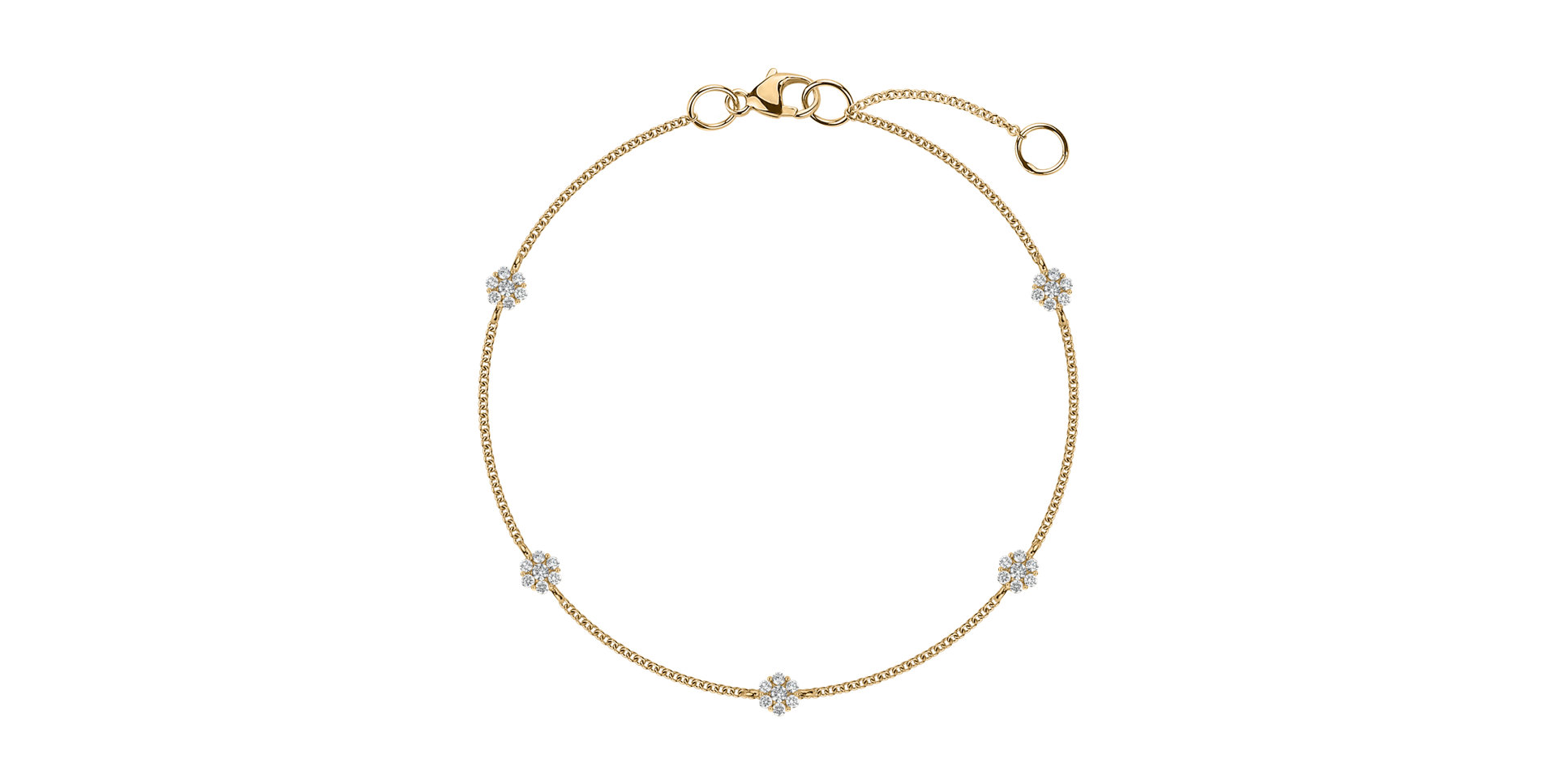 Bracelet with diamonds Evening Sky