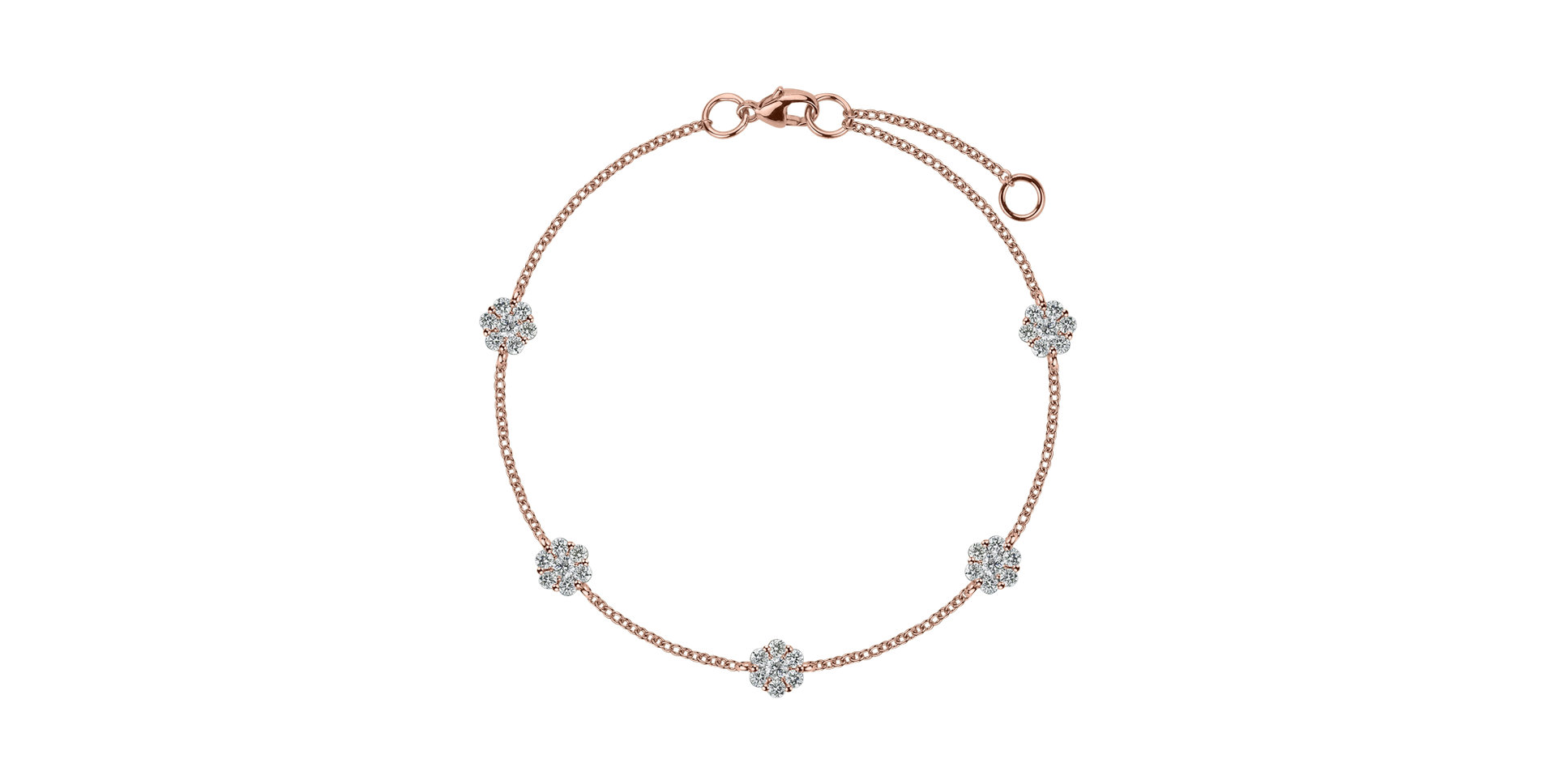 Bracelet with diamonds Evening Sky