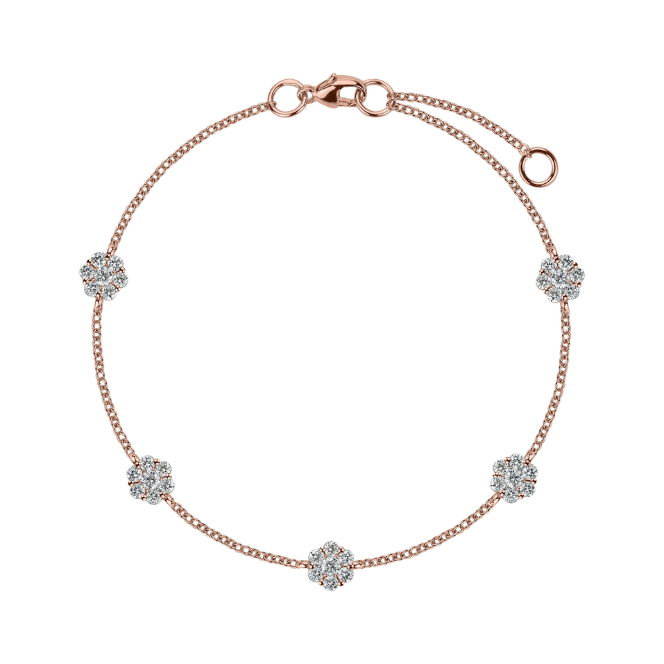 Bracelet with diamonds Evening Sky