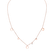 Diamond necklace Circles of Hearth2