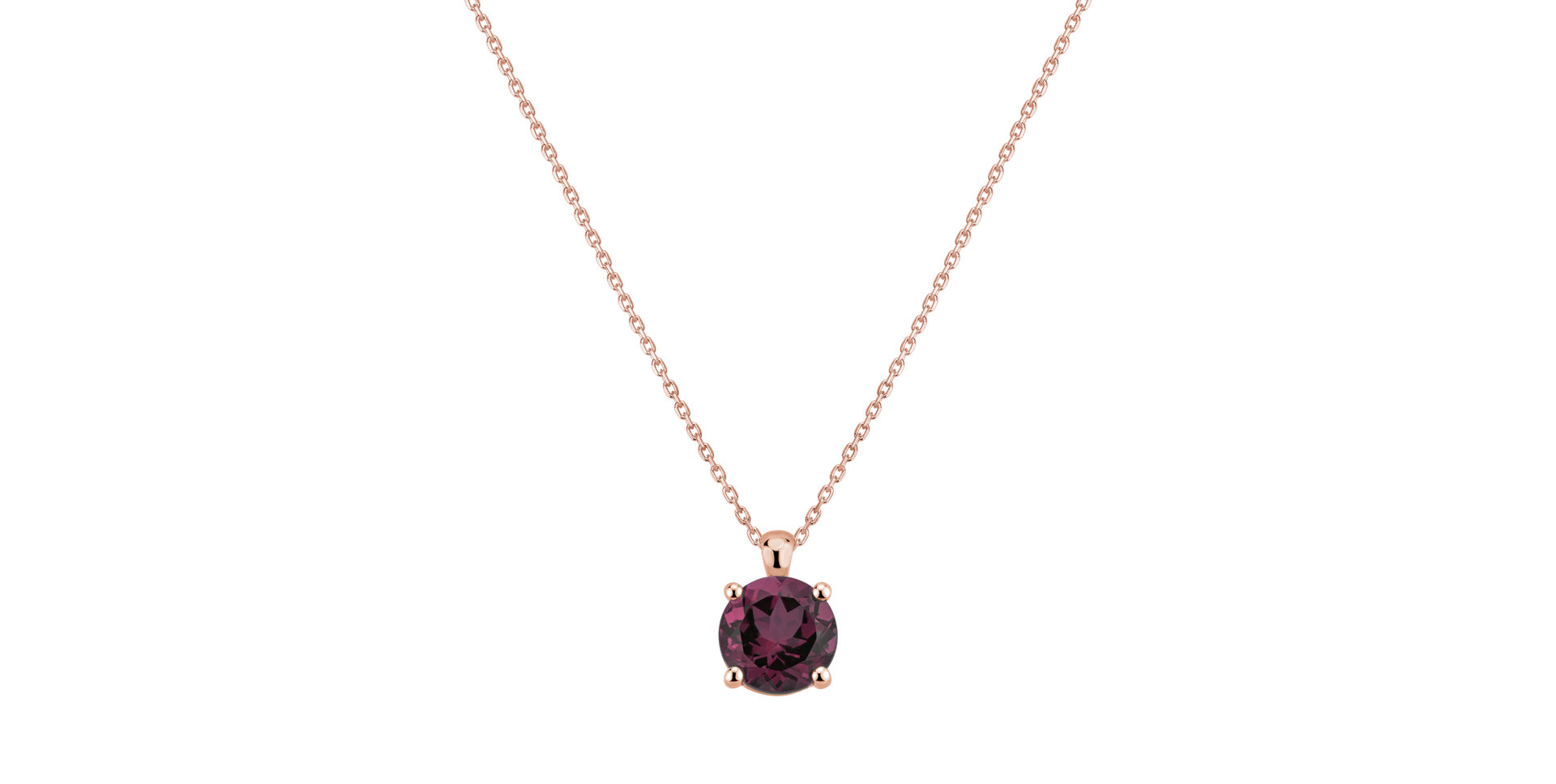 Necklace with Rhodolite Monsoon Bonbon