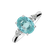 Diamond ring with Paraiba Fiona2