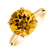 Ring with Citríne Bonbon2