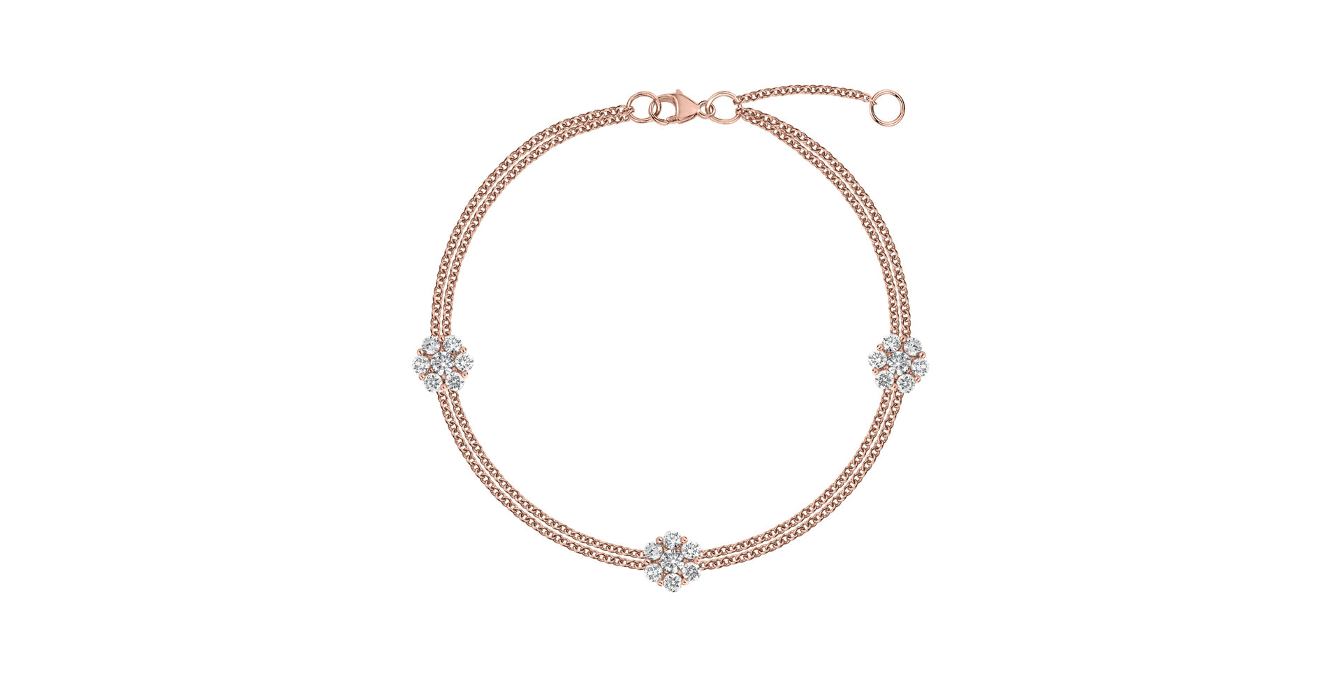 Bracelet with diamonds Evening Sky