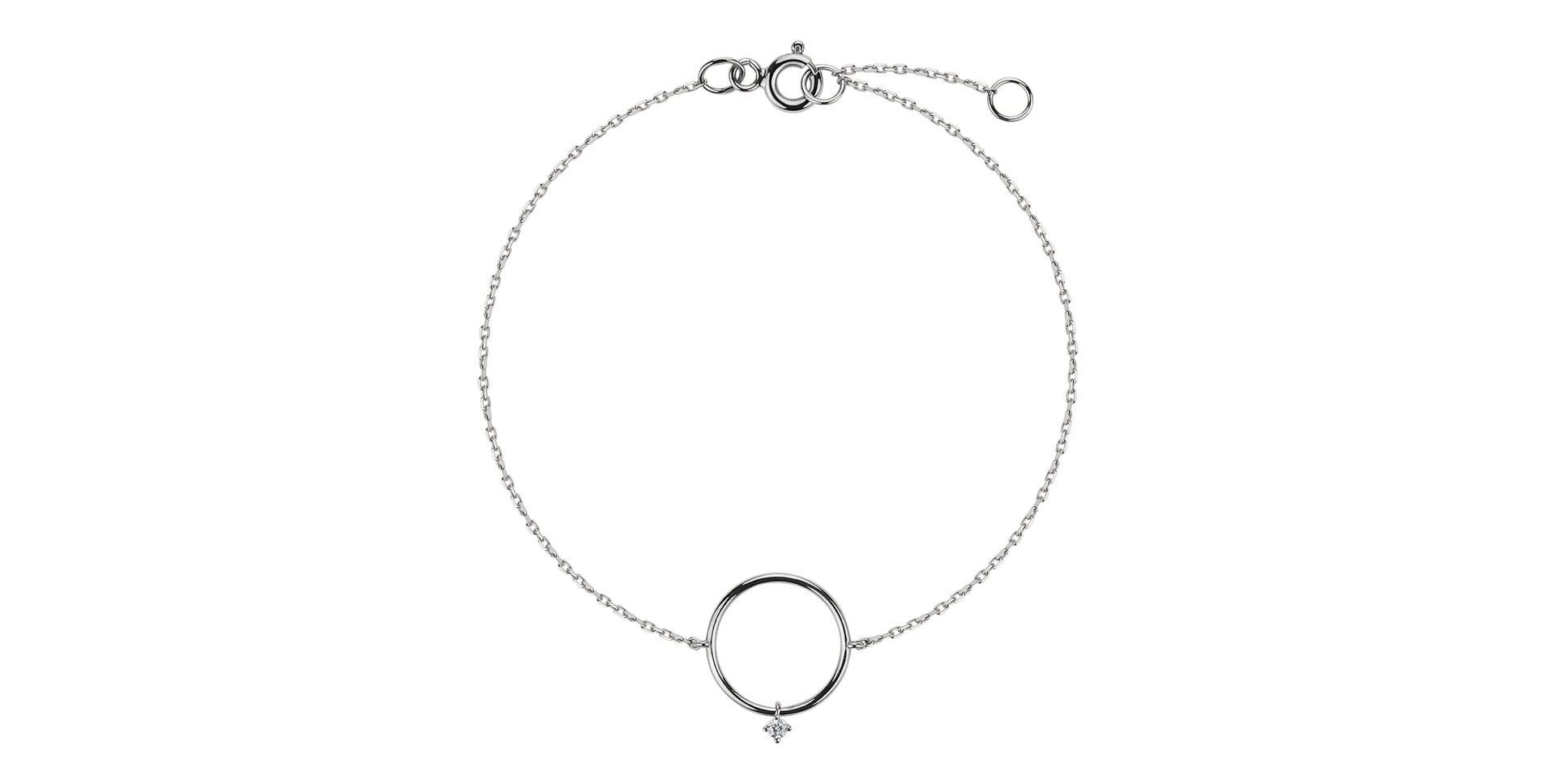 Diamond bracelet Circle of Luck