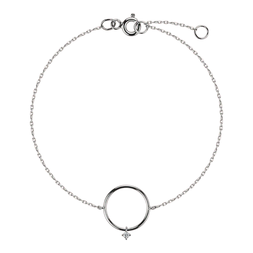 Diamond bracelet Circle of Luck