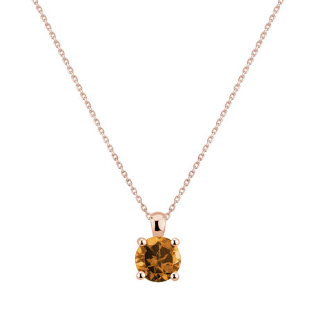 Necklace with Citrine Monsoon Bonbon