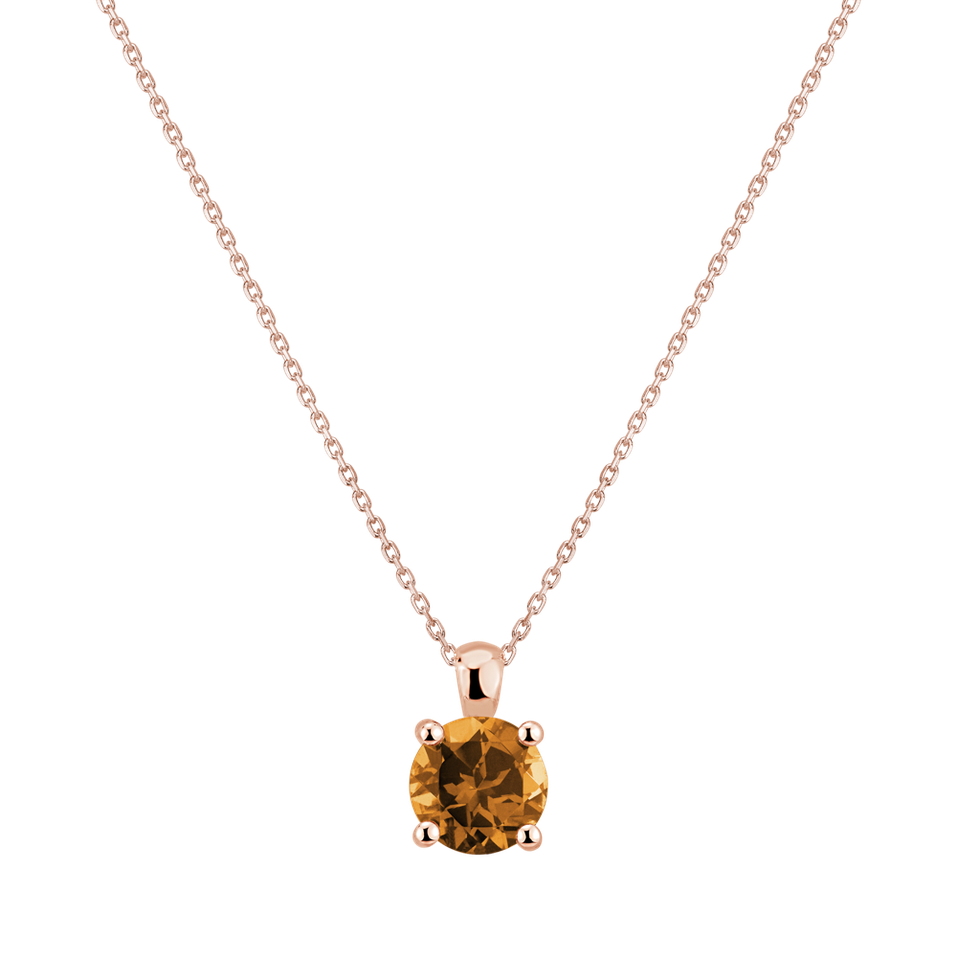 Necklace with Citrine Monsoon Bonbon