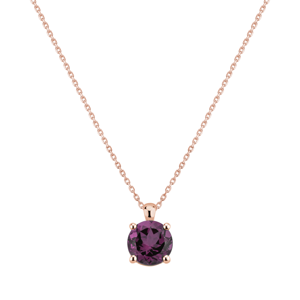 Necklace with Rhodolite Allen