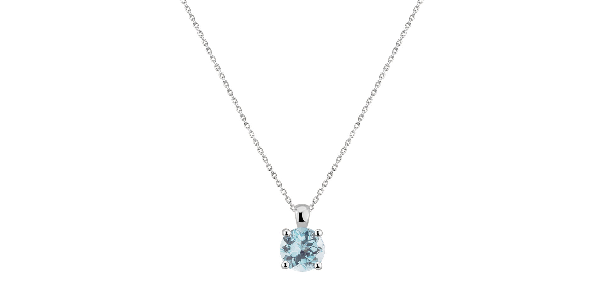 Necklace with Aquamarine Allen