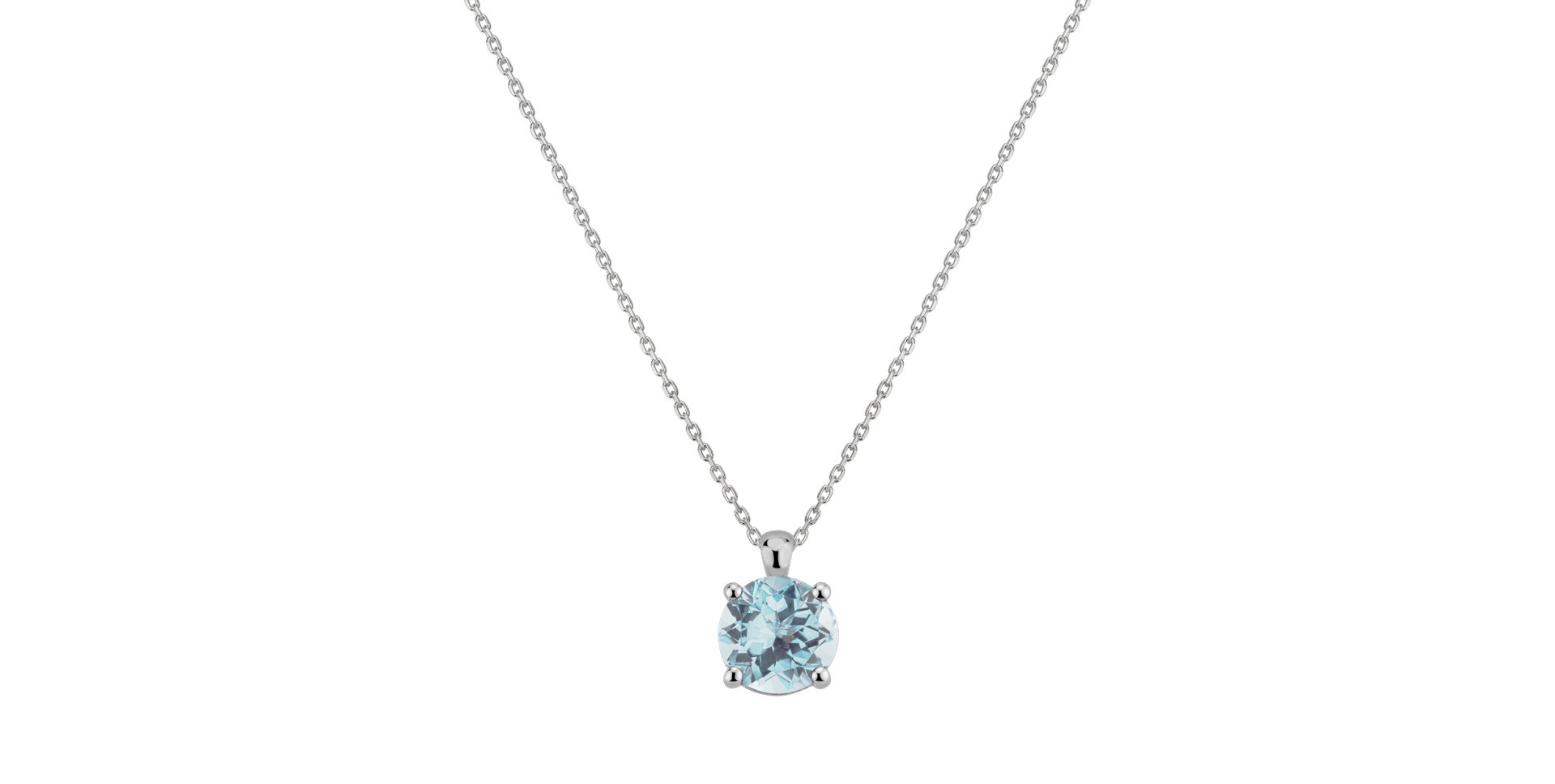 Necklace with Aquamarine Allen