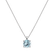 Necklace with Aquamarine Allen2