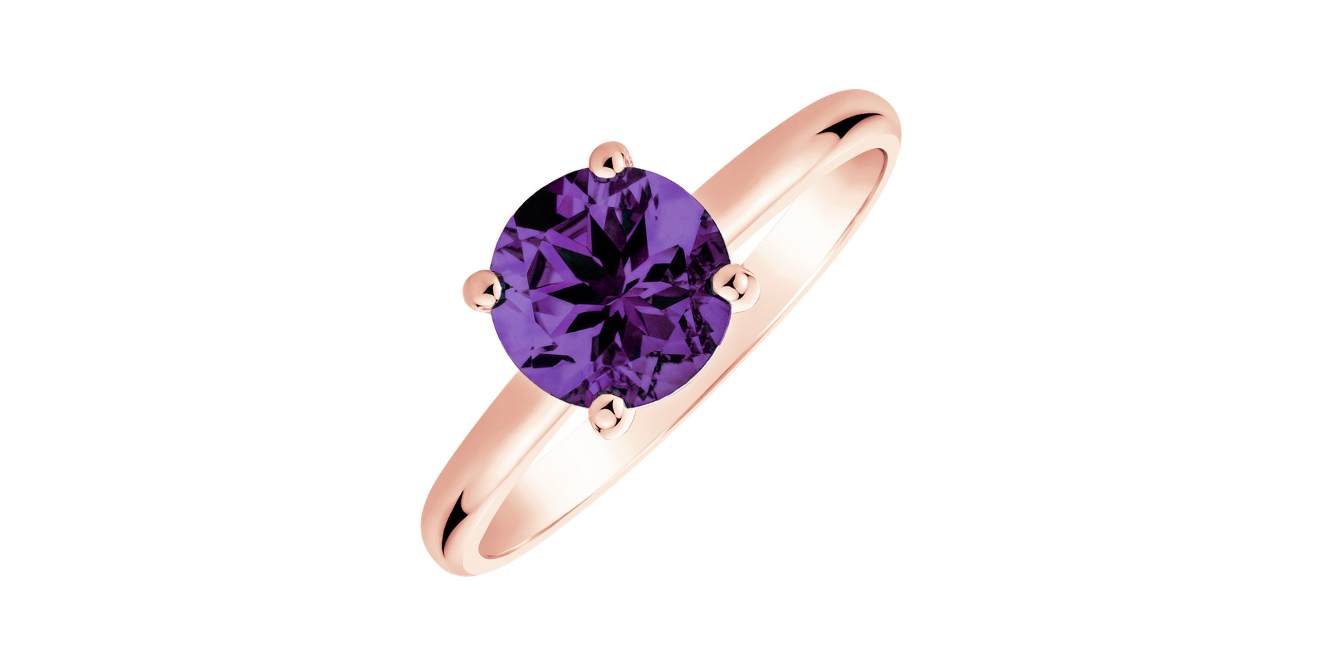 Ring with Amethyst Bonbon