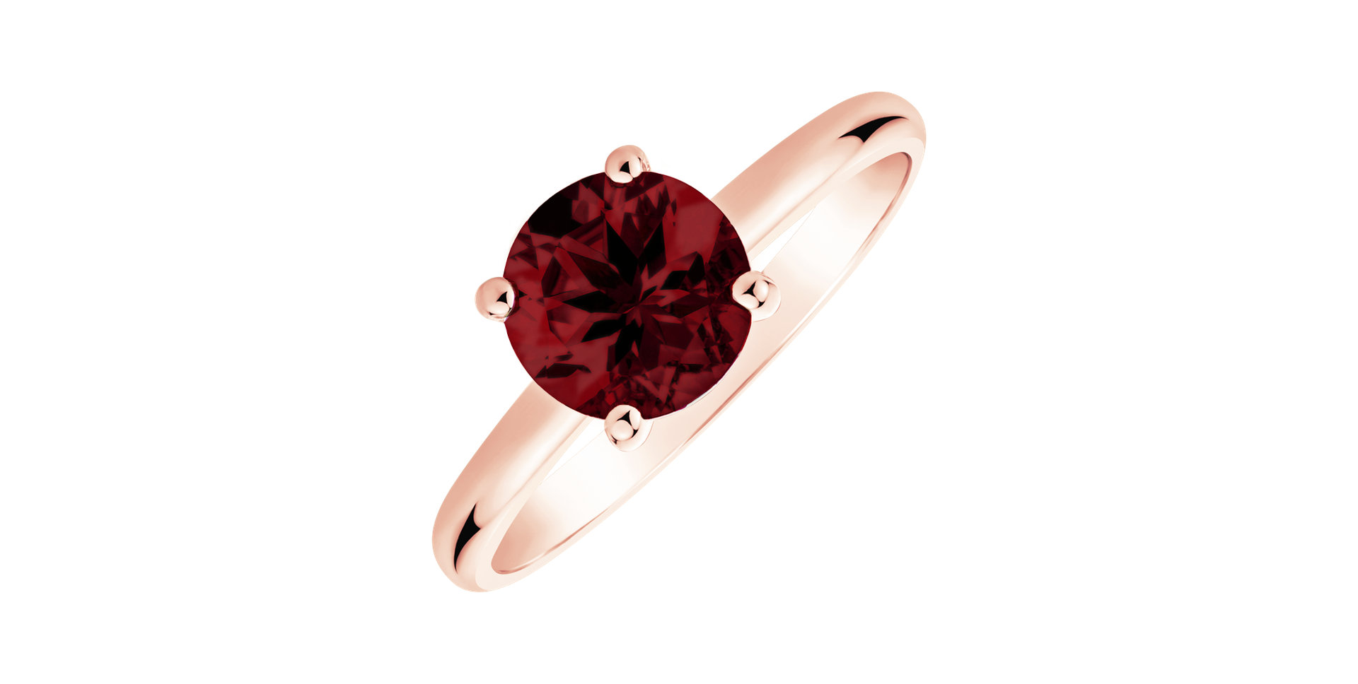 Ring with Rhodolite Bonbon