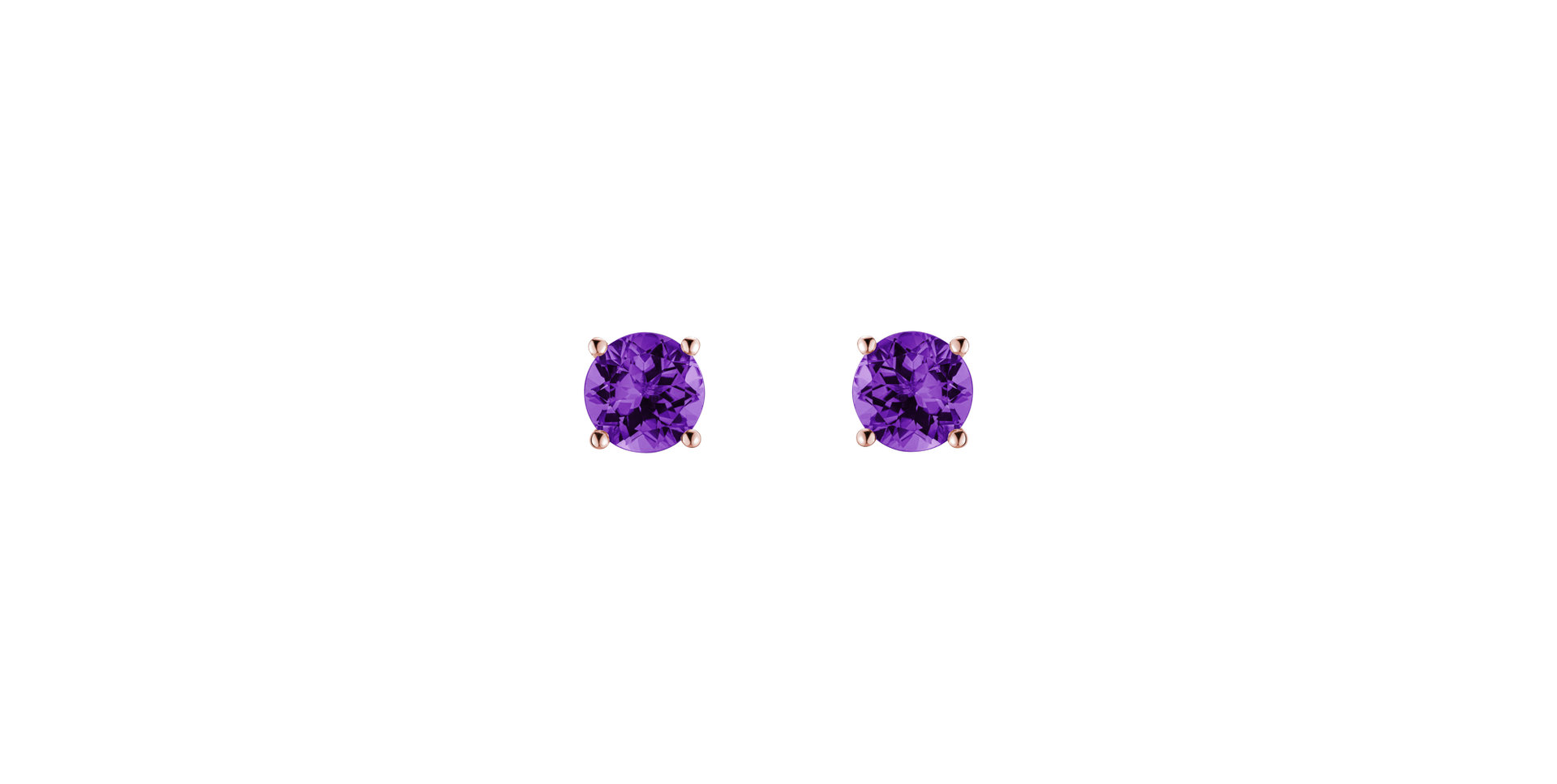 Earrings with Amethyst Virginia Love