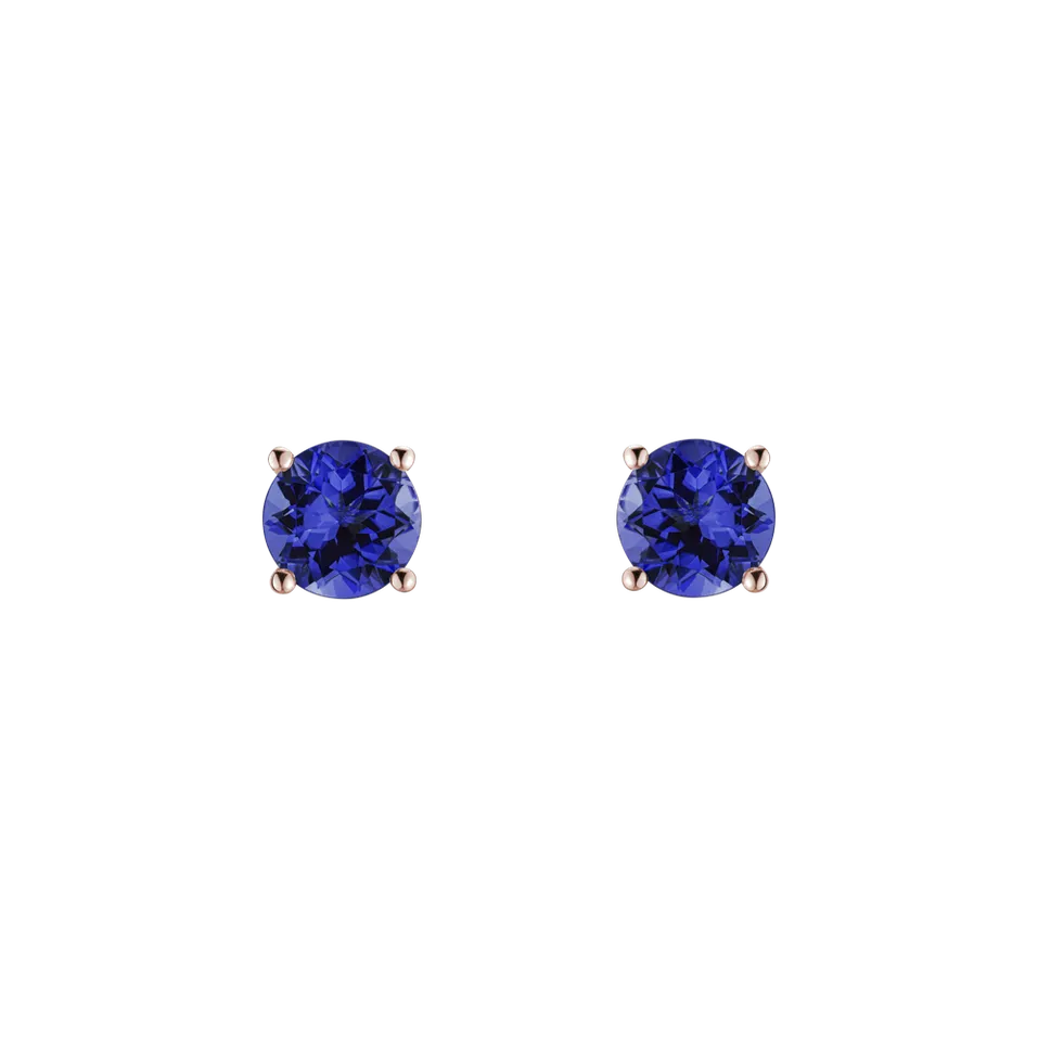 Earrings with Tanzanite Virginia Sparkle