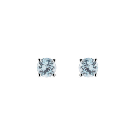 Earrings with Aquamarine Virginia Sparkle