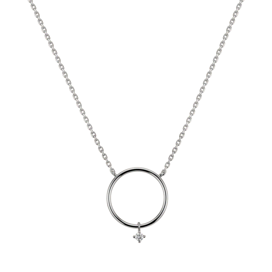 Diamond necklace Circle of Luck